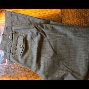 EUC dress pants gray pinstripe